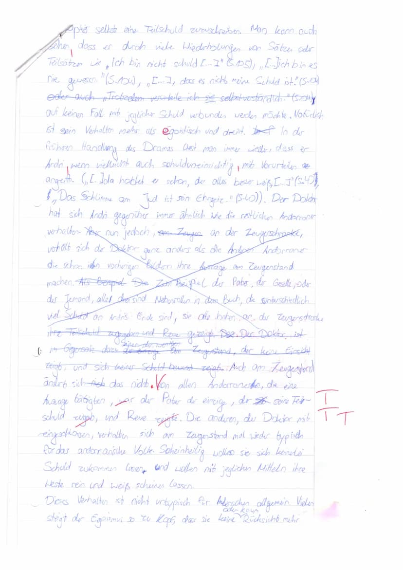 KA Nr. 3: Max Frisch, Andorra
7.5.2018
Aufgabe: Interpretiere den Textauszug. Gehe dabei auch auf des Verhaltens des Doktors zu
seiner Schul