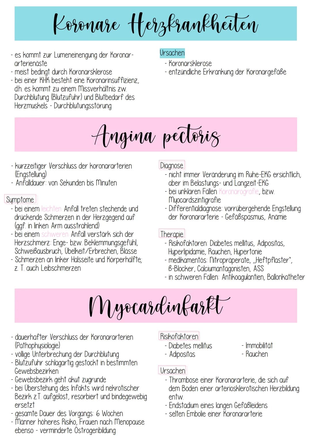 - liegt 2/3 links, 1/3 rechts im vorderen unteren
Mediastinum (Mittelfeldraum)
- Herzachse von hinten oben rechts nach vorne
unten links
- H