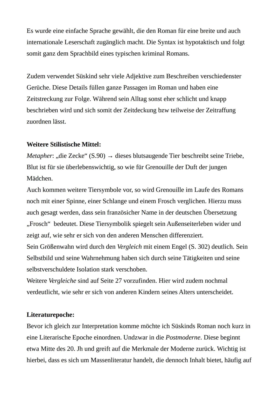 Das Parfum
Patrick Süskind
- wie ihr wisst halte ich heute mein Referat über ,,Das Parfum" von Patrick Süskind, schön, dass ihr trotzdem all