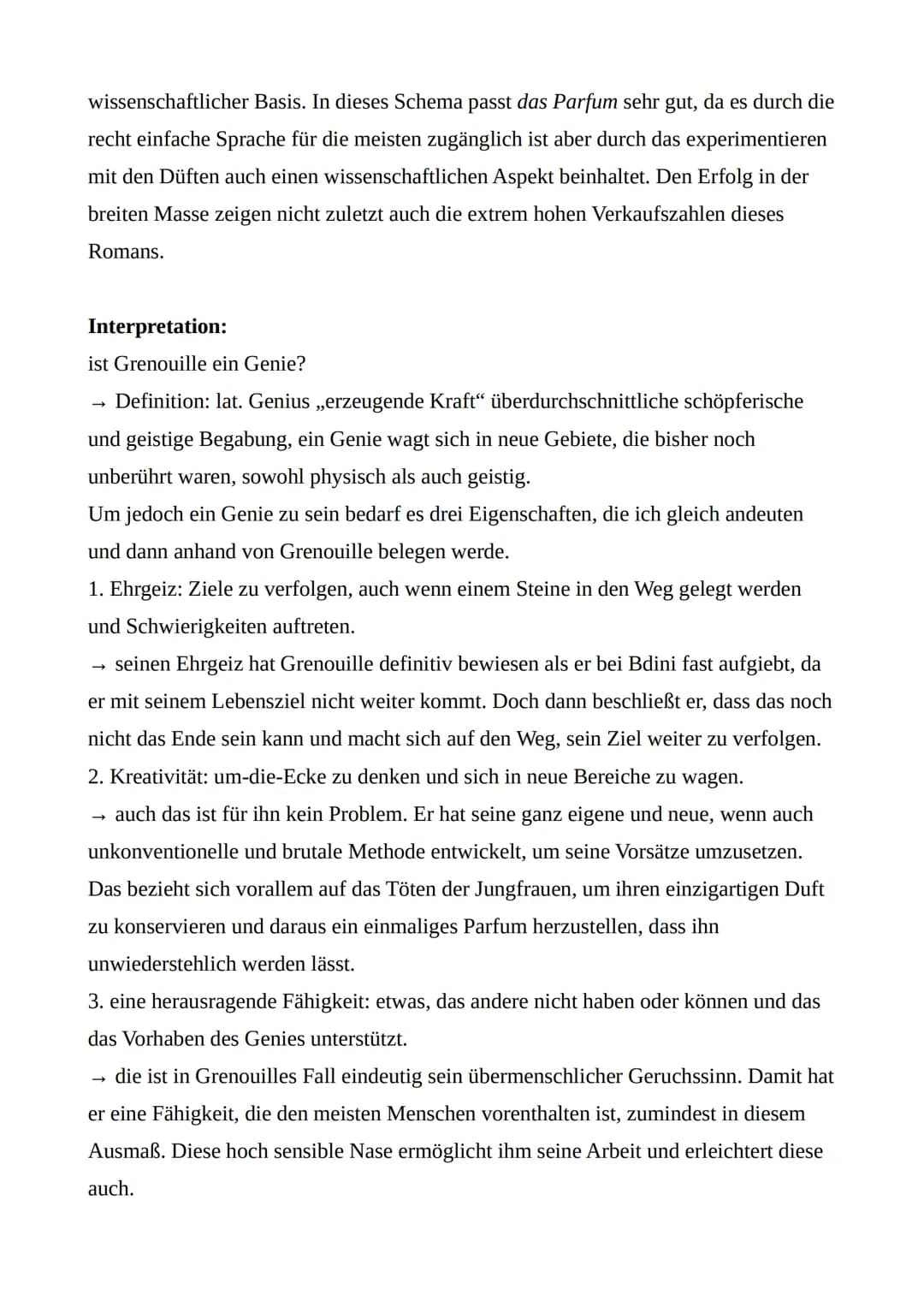 Das Parfum
Patrick Süskind
- wie ihr wisst halte ich heute mein Referat über ,,Das Parfum" von Patrick Süskind, schön, dass ihr trotzdem all