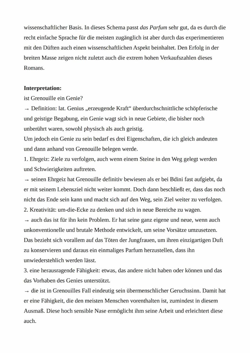 Das Parfum
Patrick Süskind
- wie ihr wisst halte ich heute mein Referat über ,,Das Parfum" von Patrick Süskind, schön, dass ihr trotzdem all