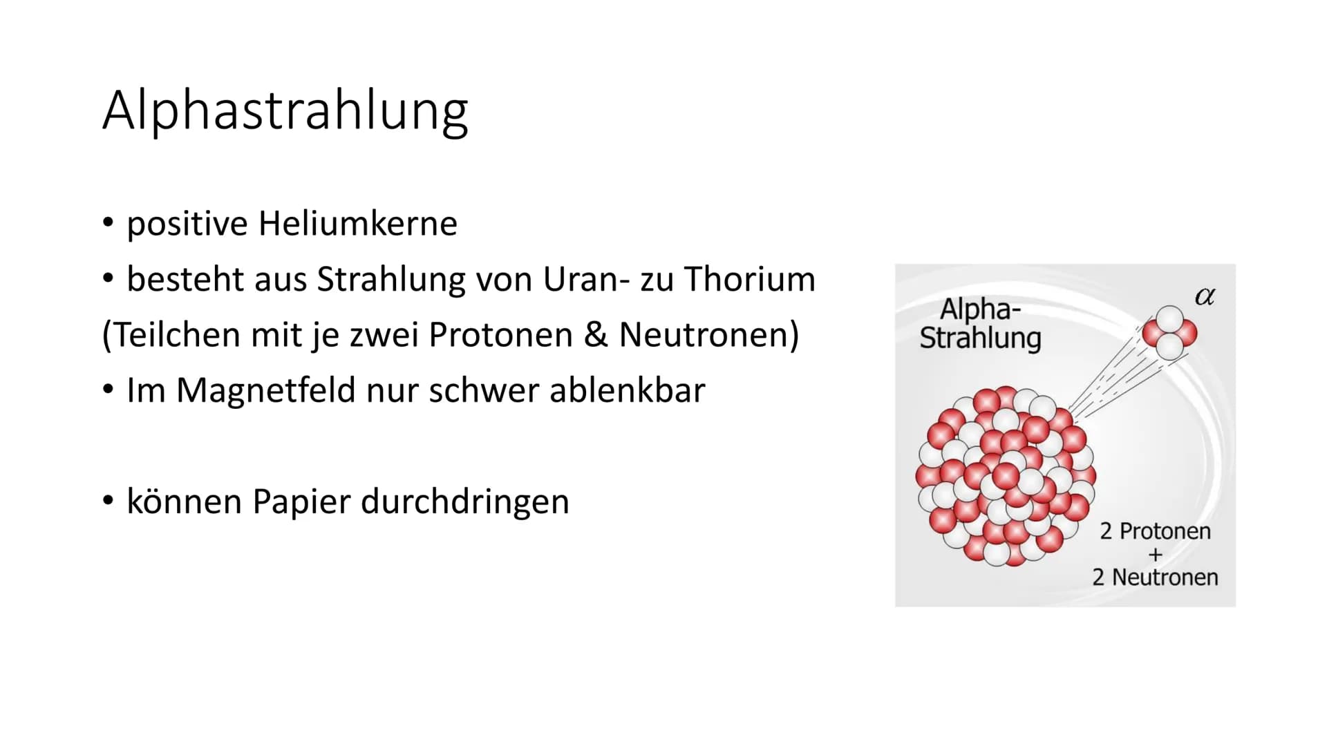 Strahlungsarten Inhalt
• Allgemeine Infos
• Alphastrahlung
●
• Betastrahlung
Gammastrahlung
●
• Wie gefährlich sind die Strahlungsarten für 