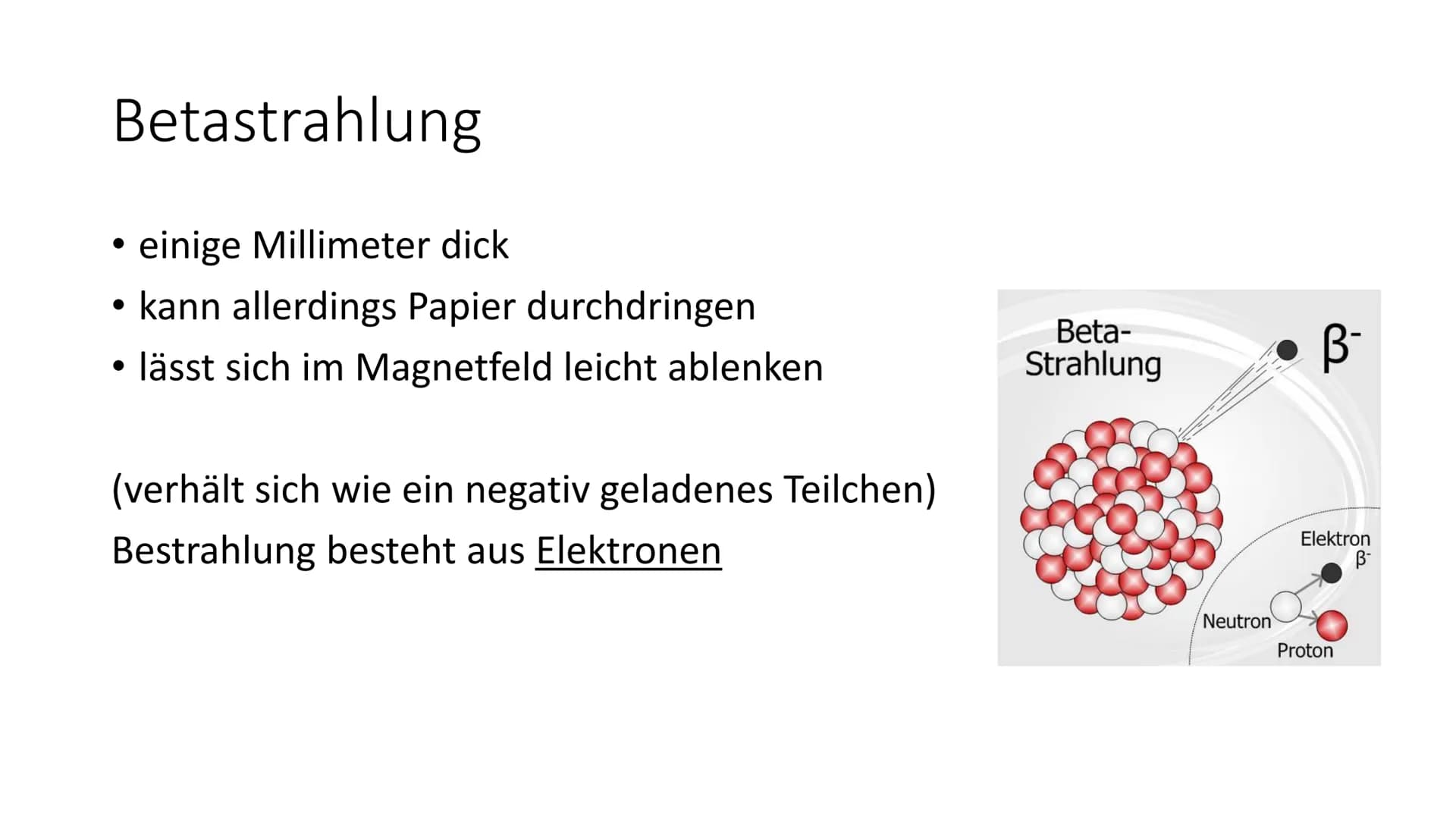 Strahlungsarten Inhalt
• Allgemeine Infos
• Alphastrahlung
●
• Betastrahlung
Gammastrahlung
●
• Wie gefährlich sind die Strahlungsarten für 