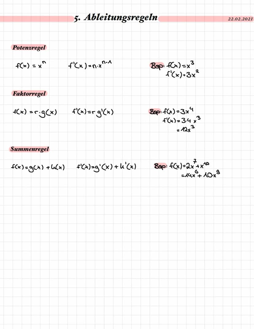 Kapitel 2: Ableitungen
1. Differenzenquotienten/Mittlere Änderungsrate
Beispiel:
Zeit in Tagen x
Höche in cm f(x)
f(xo)
Sonnenblume wird
XO
