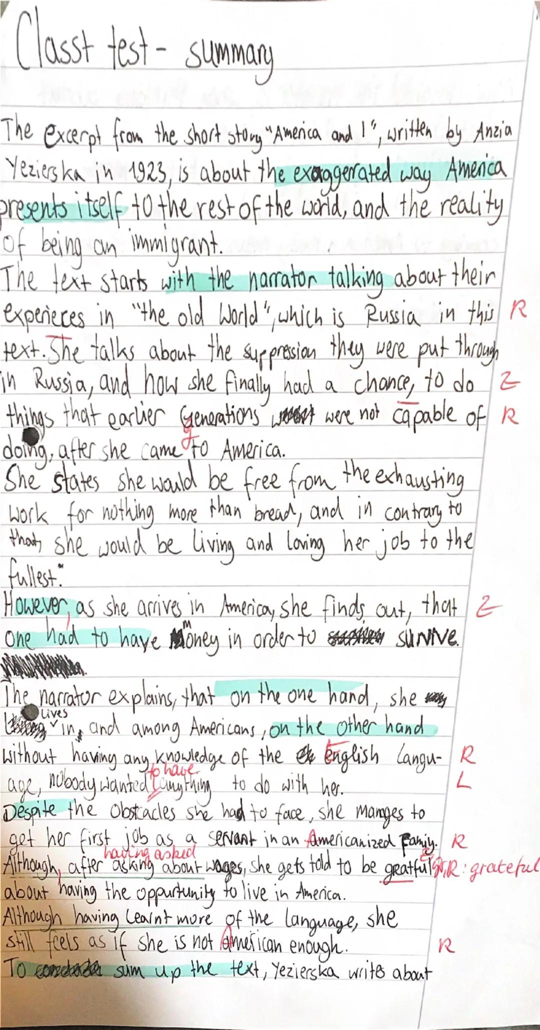 From the other
side a the
world
Excerpt from Anzia Yezierska's short story "America and I" (1923)
As one of the dumb, voiceless ones I speak