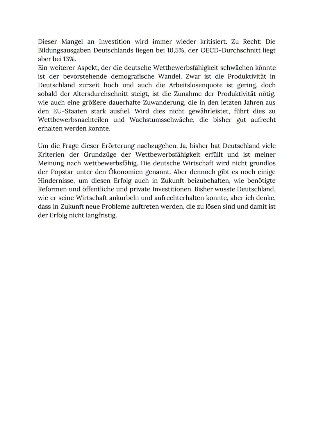 Wie wettbewerbsfähig sind deutsche
Unternehmen?
Buch S. 86-89 Nr. 1,2,5
Nr.1 Grundzüge der Wettbewerbsfähigkeit von Unternehmen
Preis-Wettbe