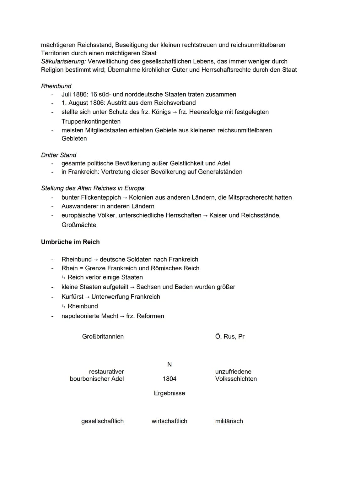 Französische Revolution Klausur 11: Ursachen, Verlauf & Preußische Reformen