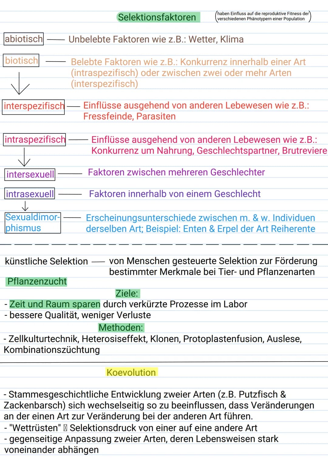 Mutation:
Sprunghafte, nicht durch Vererbung
bedingte Veränderung der genetischen
Informationen; Sie kann auf der Ebene
der DNA (Genmutation