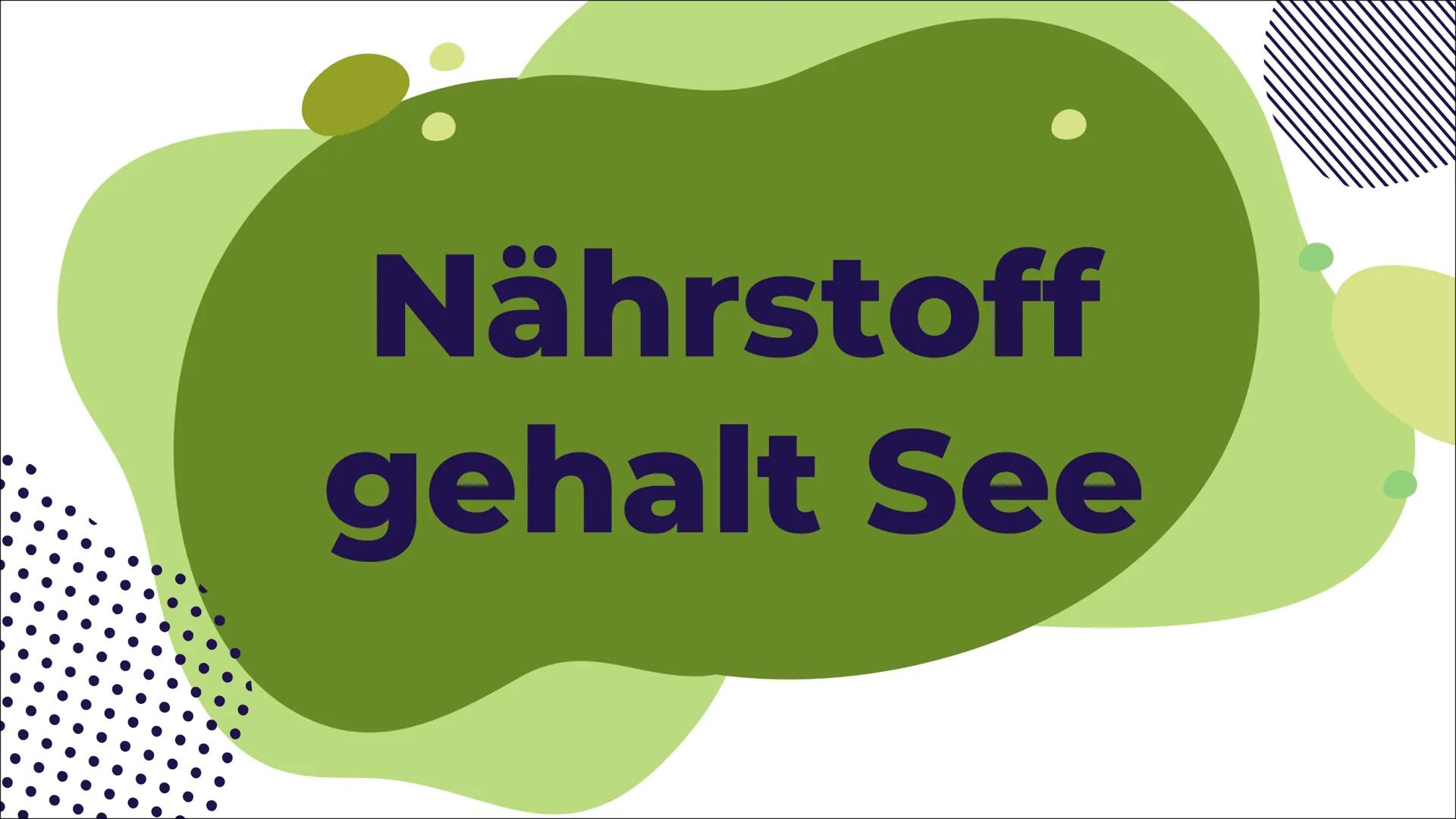 Ökosystem See
Nele O. S20
Biologie 1
Definition
2
Inhaltsverzeichnis
Energiefluss
Stoffkreis-
lauf
-> Stickstoff
-> Phosphor
Q
Oligo-
trophe