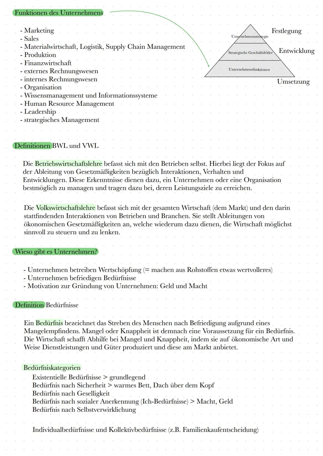 Funktionen des Unternehmens
- Marketing
- Sales
- Materialwirtschaft, Logistik, Supply Chain Management
- Produktion
- Finanzwirtschaft
- ex