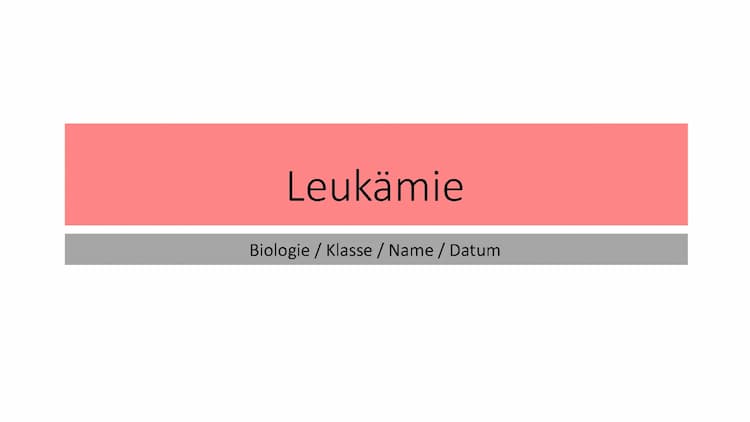 Know Leukämie thumbnail