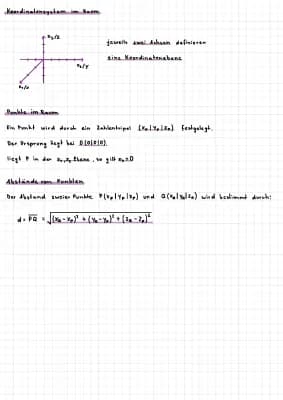 Know Mathe Lk Vektrogeometrie Lernzettel thumbnail