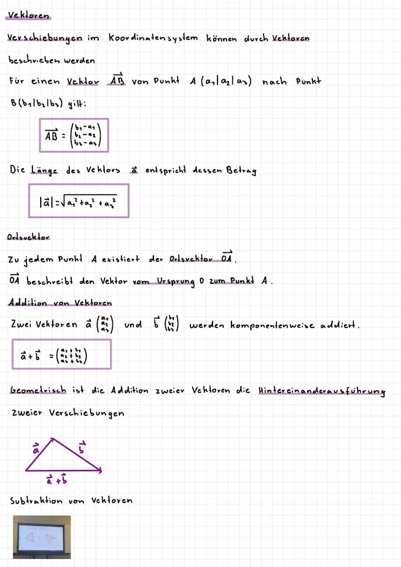 Koordinatensystem im Raum
x3/2
f
x₁/x
x₂/Y
Punkte im Raum
Ein Punkt wird durch ein Zahlentripel (xp|yp|2p) festgelegt.
Der Ursprung liegt be