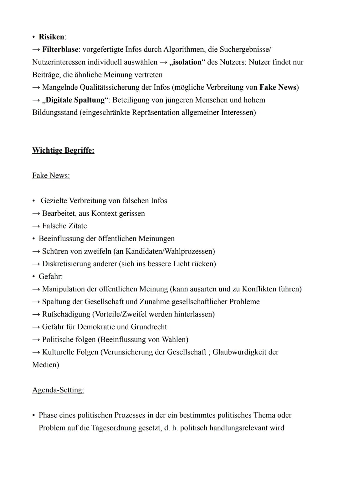 PoWi LK - Abitur 2022
Lernzettel
12.1.: Politische Partizipation zwischen Anspruch und Wirklichkeit
Der politische Prozess
Dimensionen der P