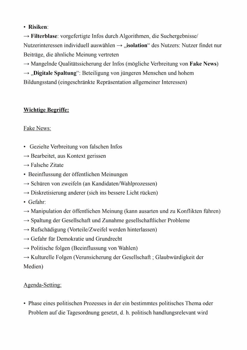 PoWi LK - Abitur 2022
Lernzettel
12.1.: Politische Partizipation zwischen Anspruch und Wirklichkeit
Der politische Prozess
Dimensionen der P