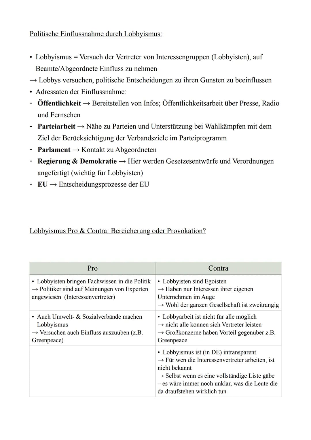 PoWi LK - Abitur 2022
Lernzettel
12.1.: Politische Partizipation zwischen Anspruch und Wirklichkeit
Der politische Prozess
Dimensionen der P