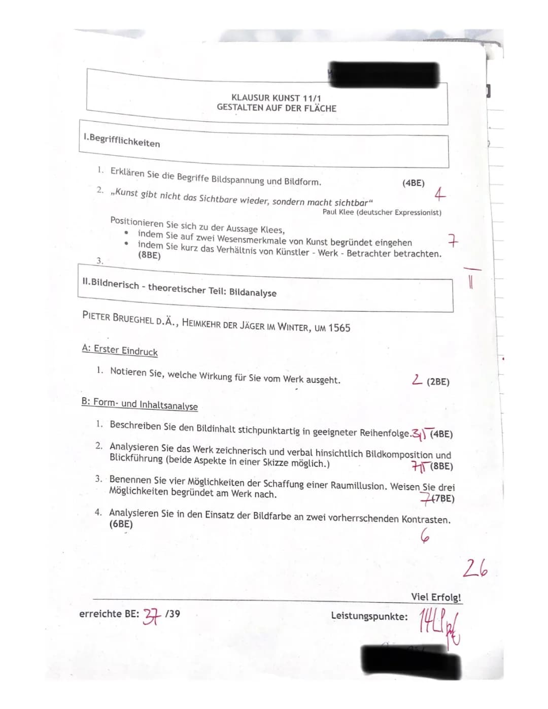 Formkontraste und Binnengliederung in der Kunst - Einfache Erklärungen