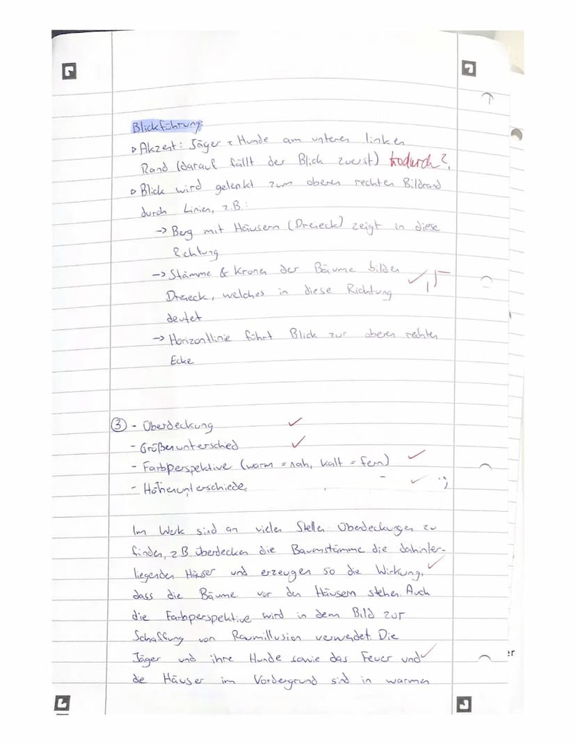 1.Begrifflichkeiten
1. Erklären Sie die Begriffe Bildspannung und Bildform.
2. ,,Kunst gibt nicht das Sichtbare wieder, sondern macht sichtb