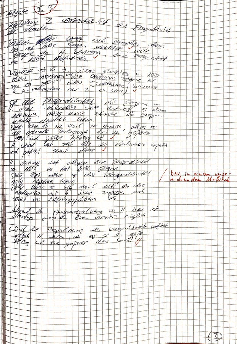 22.05.2023
Aufgabe 1: Ökologie - Beziehungen zwischen zwei Wattschneckenarten
Name: Nils Rosenberger
Aufgabenstellung:
Punkte
1.1
Erklären S