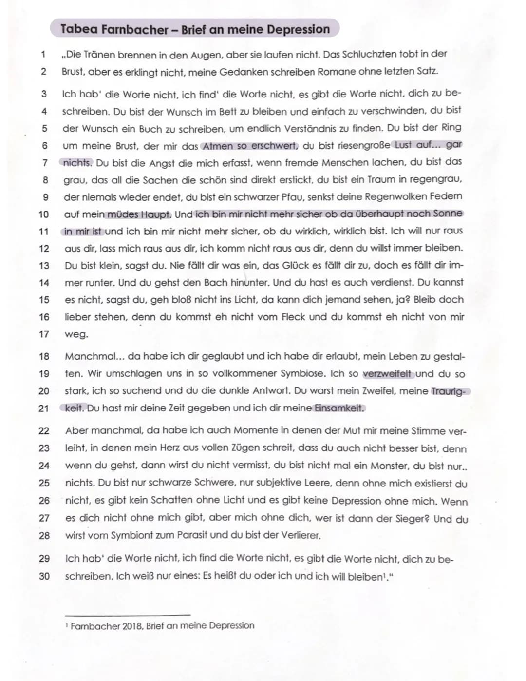 Depression
●
=
Grundlagen
häufigst auftretende psychische Erkrankung
in Deutschland durchleben ca 16-20 von 100 Personen im Laufe ihres Lebe