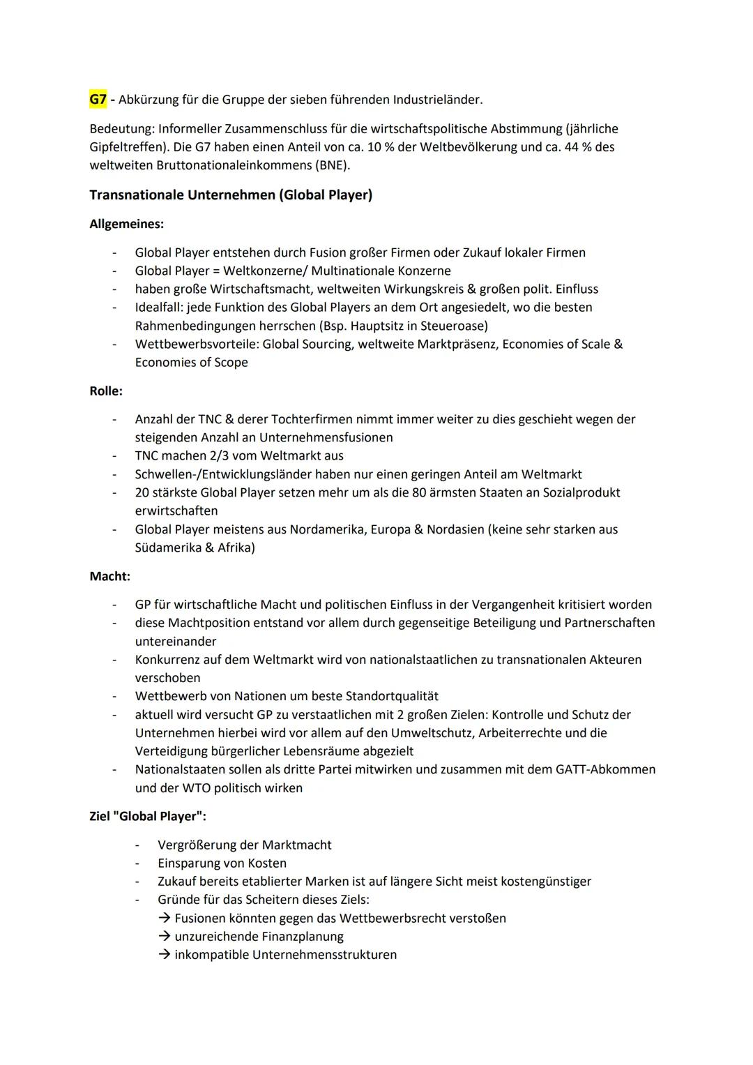 Der Sektor Ausland im Wirtschaftskreislauf
Abitur Wirtschaft Zusammenfassung - Sektor Ausland
Ziel:
Haushalte
Chance:
Geidstrom
Risiken:
Tra