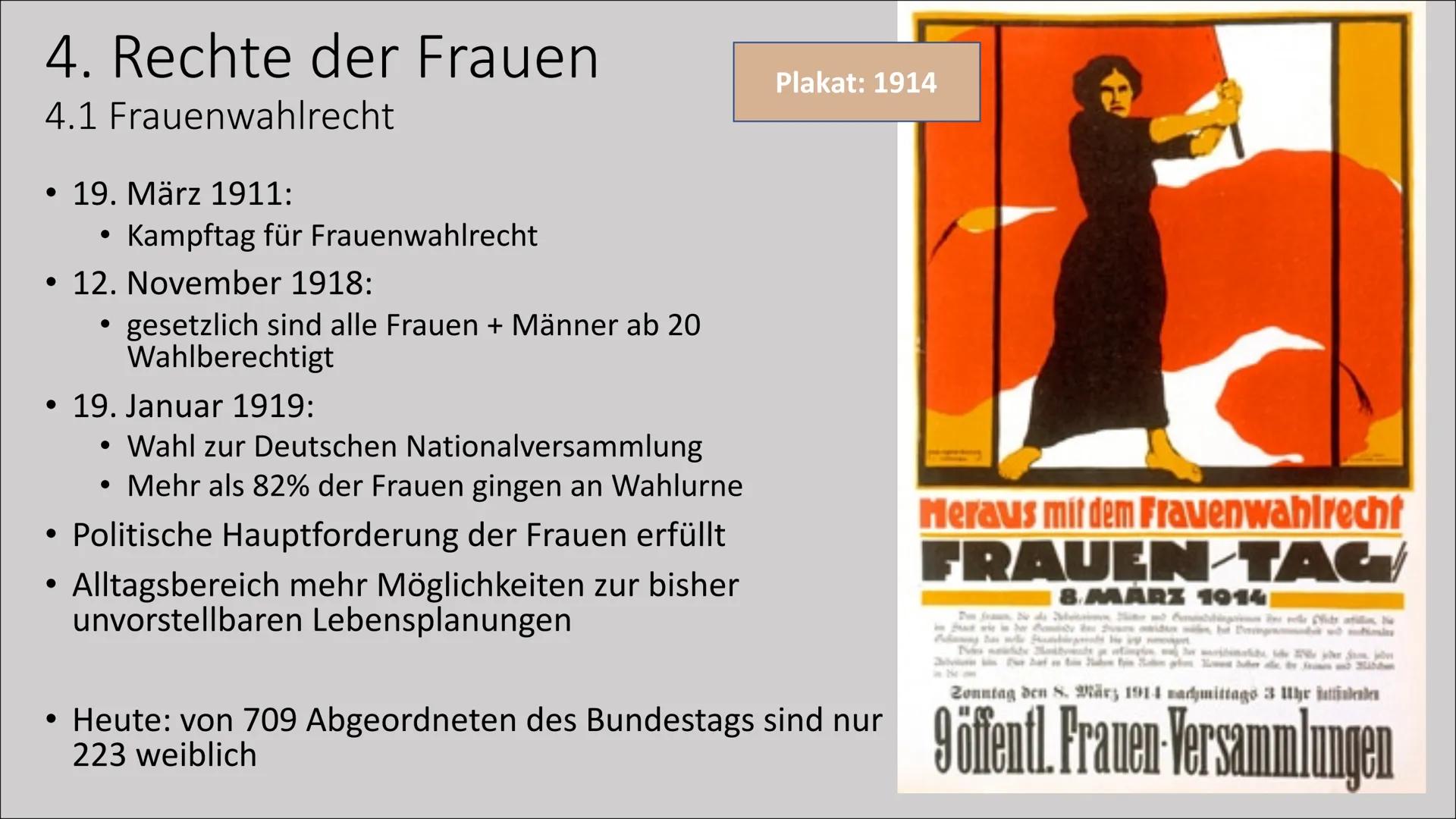 # Frauen: Politik und

Gesellschaft

Von Kira Henkel & Lea Gagliardi Gliederung

1. Allgemeines
2. Die „neue Frau“
3. Politik
   3.1 Parteie