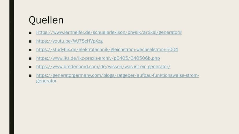 [
GENERATOR
von Malina Weih und Neele Malzer Inhalt
Was ist ein Generator?
Aufbau eines Generators
■ Wie funktioniert ein Generator?
Gleichs