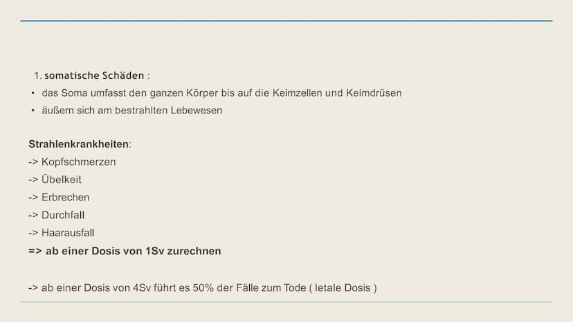 Radioaktivität
In der Medizin Gliederung
1. Biologische Wirkung
2. Radioaktive Strahlung in der Medizin
3. Strahlenanwendung in der Medizin
