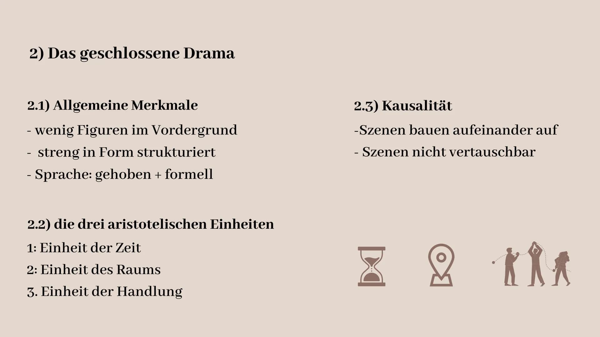 ARISTOTELISCHE DRAMENTHEORIE
DEU2
Bild 1 Vortrag „Aristotelische Dramentheorie"
Gliederung:
1) Entstehung
2) Das geschlossene Drama
2.1) All