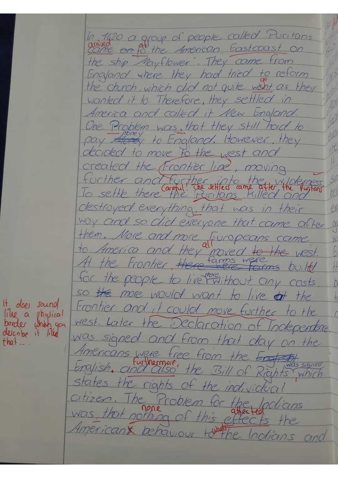 Eng-LK Q1 (GRO/SUL)
October 05, 2022
Name: Nele Gotchall
Assignments
EXAM
No. 1
1. Summarize the text in your own words.
The USA the formati
