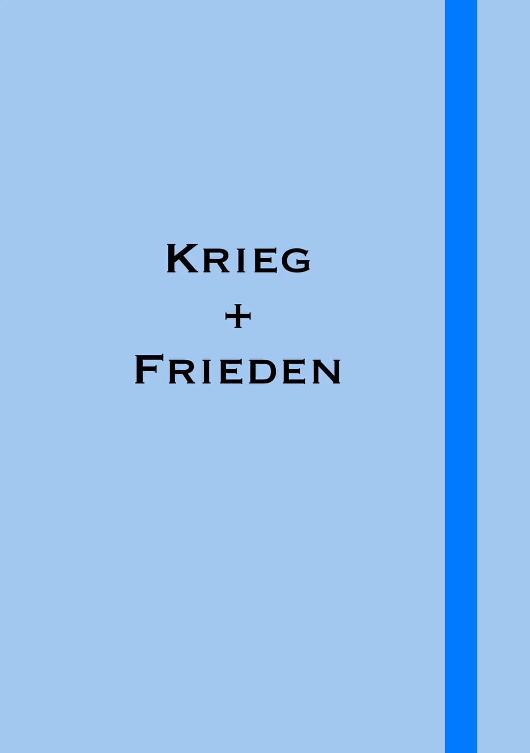 KRIEG
+
FRIEDEN Krieg:
KRIEG + FRIEDEN
mind. 2 bewaffnete Streitkräfte, eine davon 1 Streitkraft einer Regierung
- Minimum an zentraler Lenk