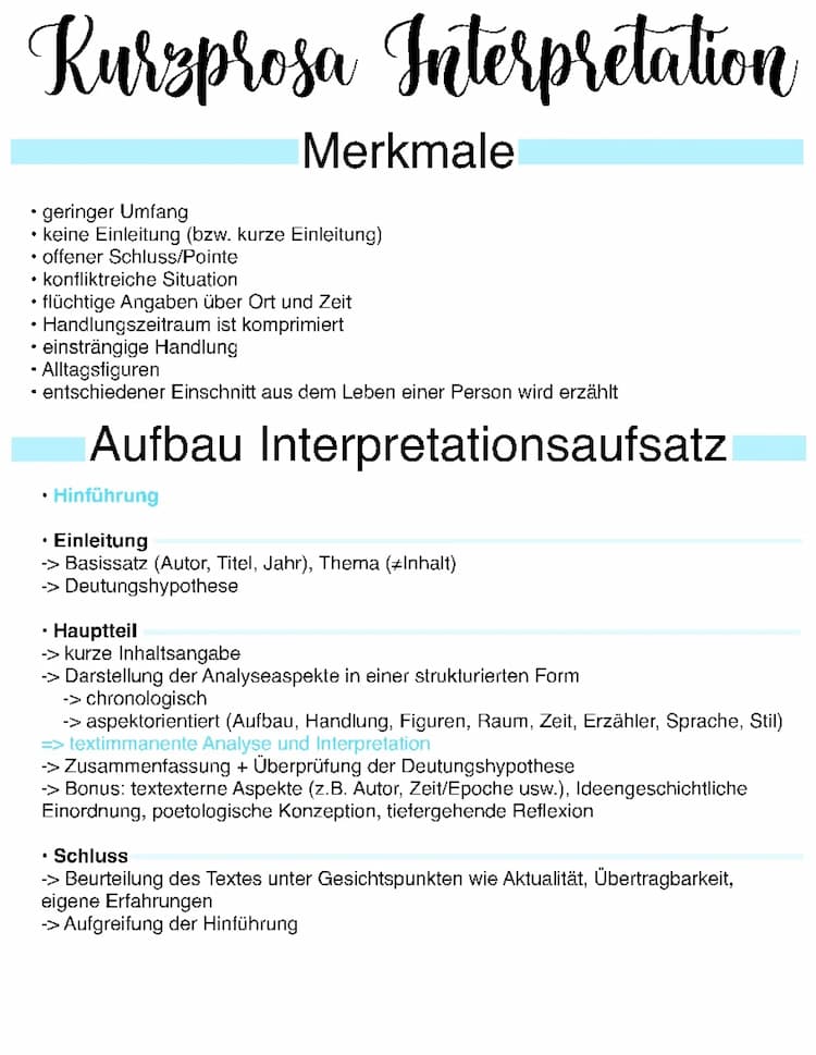 Know Kurzgeschichte Interpretation  thumbnail