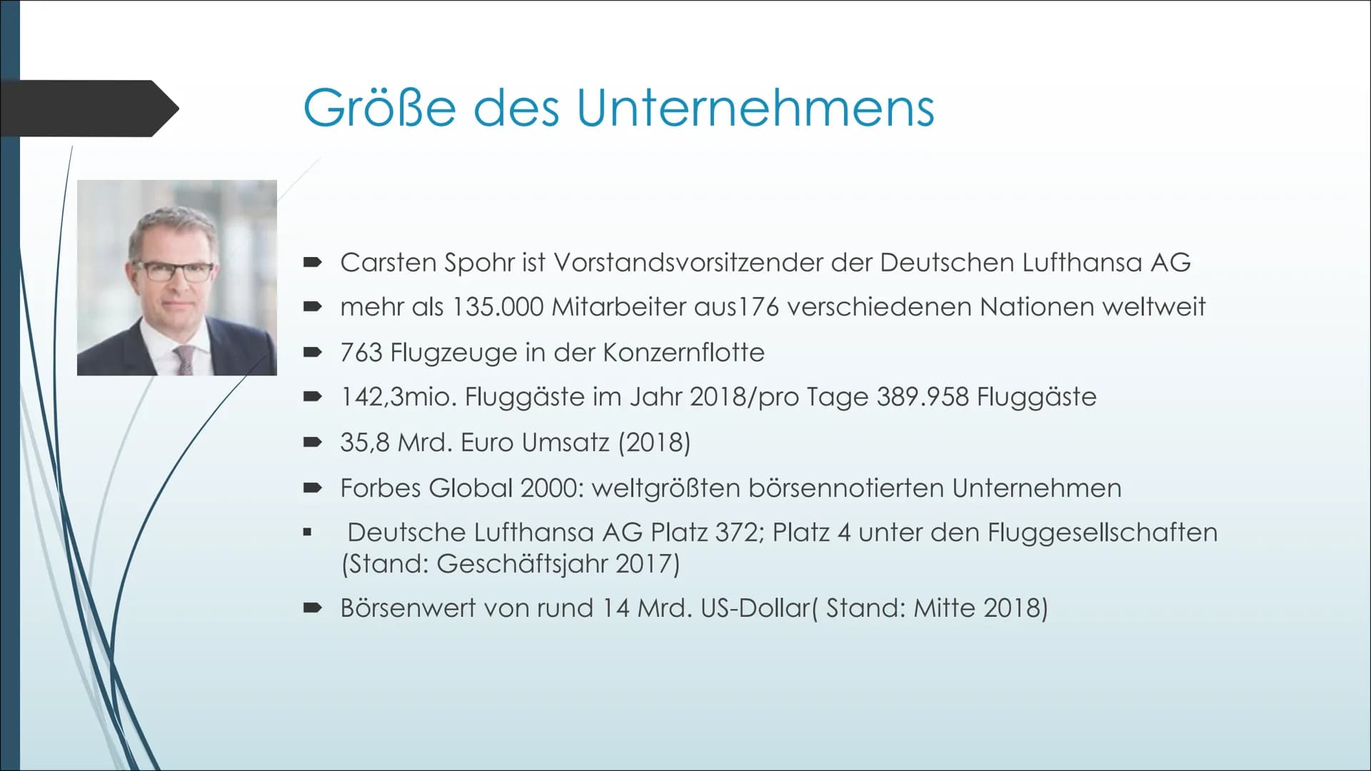 
<p>Die Deutsche Lufthansa AG ist eine bekannte deutsche Aktiengesellschaft mit Hauptsitz in Frankfurt. Sie kann auf eine lange Geschichte z