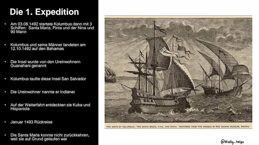 Die Entdeckung
Amerikas 1492
Vom 24.02.23 Gliederung
1.
2.
3.
Finanzierung der Entdeckungsreise
Ziele der Expeditionen
Die erste Expedition
