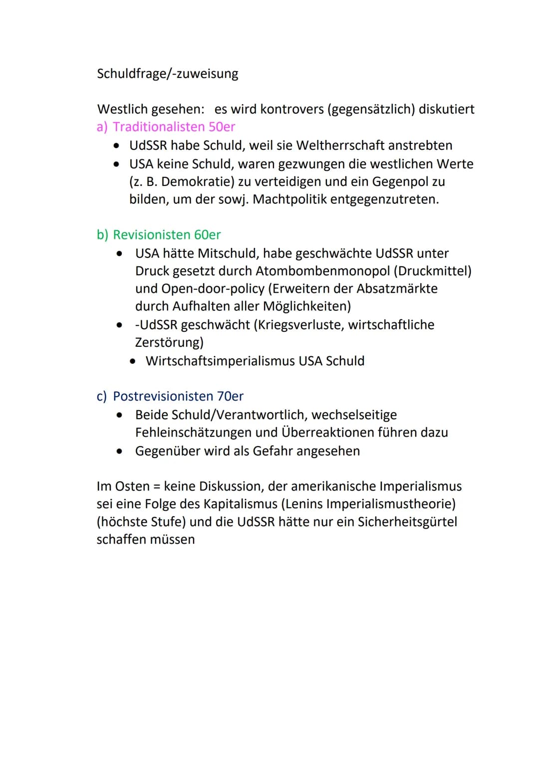 ■ Zerfall der Anti-
Hitler-Koalition
■
■
1945
■
Ost-West-Konflikt 1945-1991 Entstehungsphase
1946
▪ Feb. Langes Telegramm
von Kennan
(Eindäm