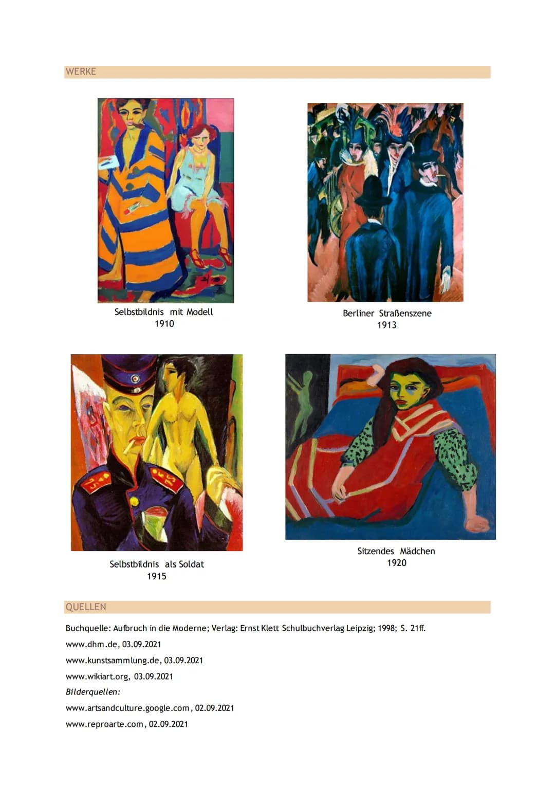 Ernst Ludwig Kirchner
*06. Mai 1880 in Aschaffenburg
†15. Juni 1938 in Frauenkirch-Wildboden (Selbstmord)
Lebensgefährtin: Erna Schilling
(1