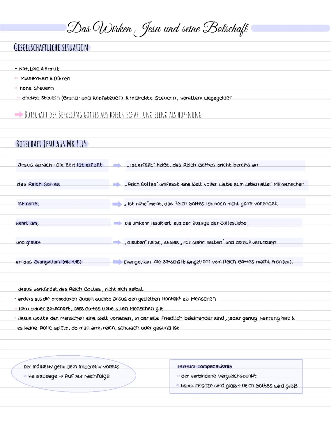 REICH GOTTES& GLEICHNISSE