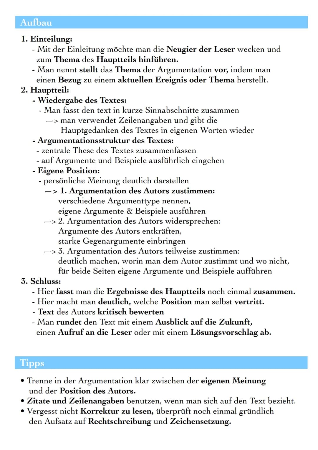 TEXTGEBUNDENE ERÖRTERUNG
Definition
In einer Erörterung setzt man sich kritisch mit einem Thema auseinander
und betrachtet es von mehreren S