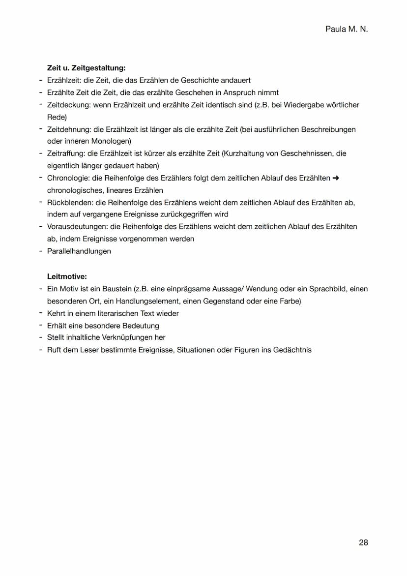 Texttypen:
Analyse von Prosatexten/Erzählprosa:
Erzähler
- nicht der Autor, sondern eine vom Autor erfundene Figur
Erzählform
Ich-Erzähler: 