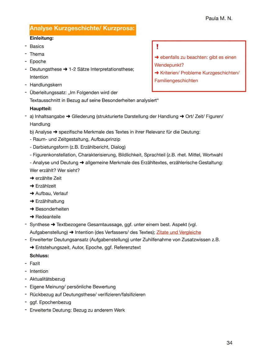 Texttypen:
Analyse von Prosatexten/Erzählprosa:
Erzähler
- nicht der Autor, sondern eine vom Autor erfundene Figur
Erzählform
Ich-Erzähler: 
