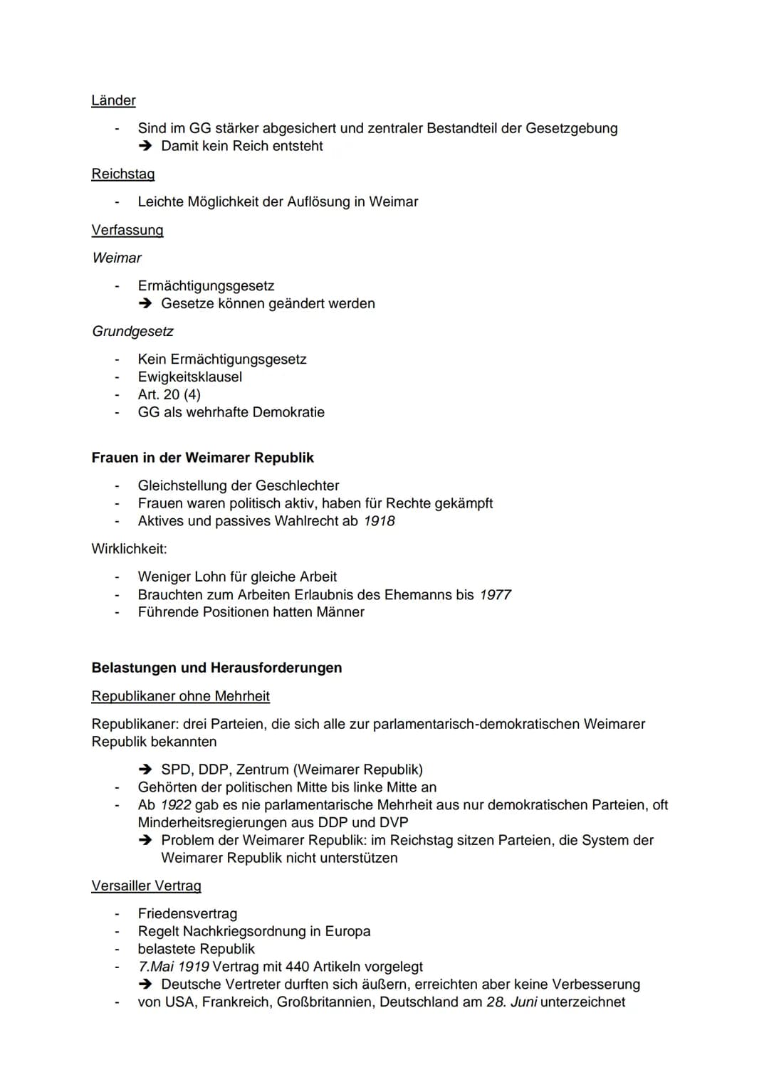 19. Jhd.
1.WK.
Zwischen Krise und Modernisierung - Die Gesellschaft der Weimarer Republik
Kernmodul: Deutungen des deutschen Selbstverständn