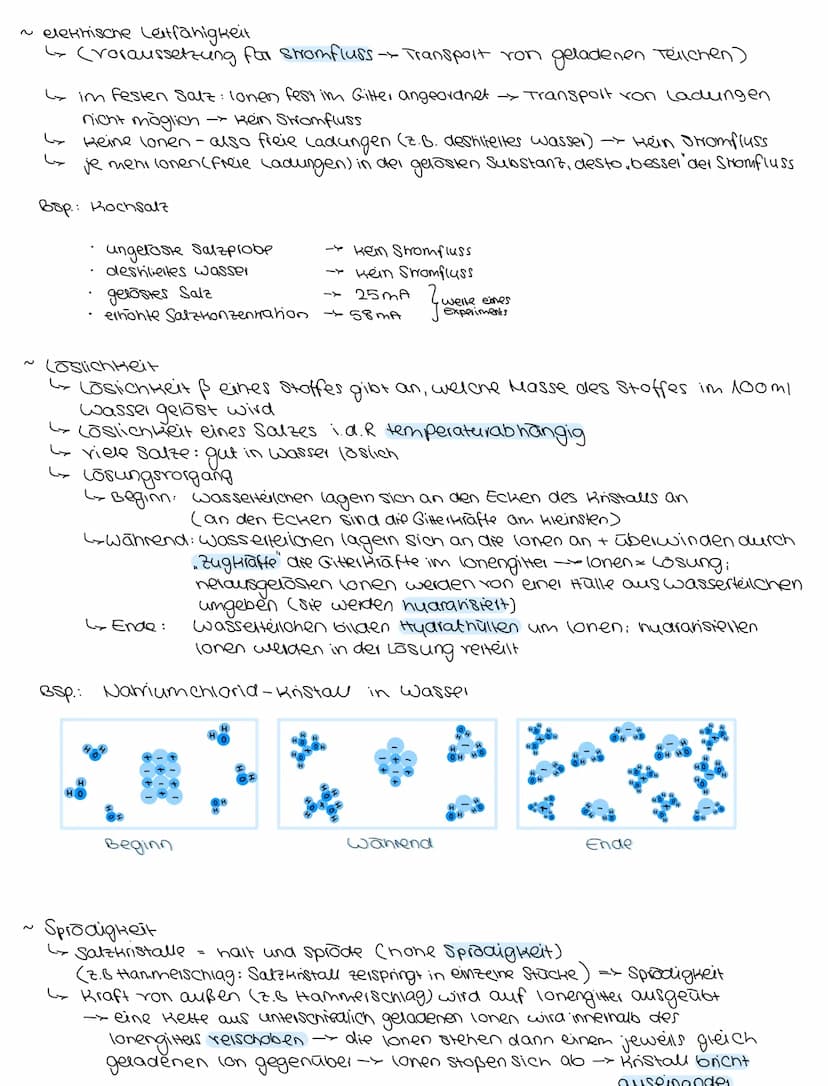 LERNLEITER-
lonen sind geladene Teilchen; haben Elektion(en) aufgenommen (abgegeben*
lonen werden gebildet, wenn ein Metall mit einem Nichtm