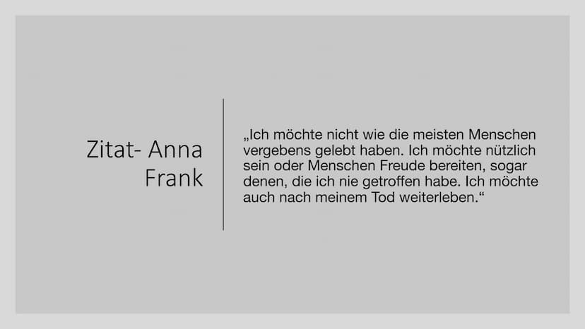 Anna Frank
Von Martina. V und Sara. R Gliederung
Biografie
●
• Familie
●
●
●
Lebensverlauf
Auswanderung in die
Niederlande
• Hinterhaus
●
He