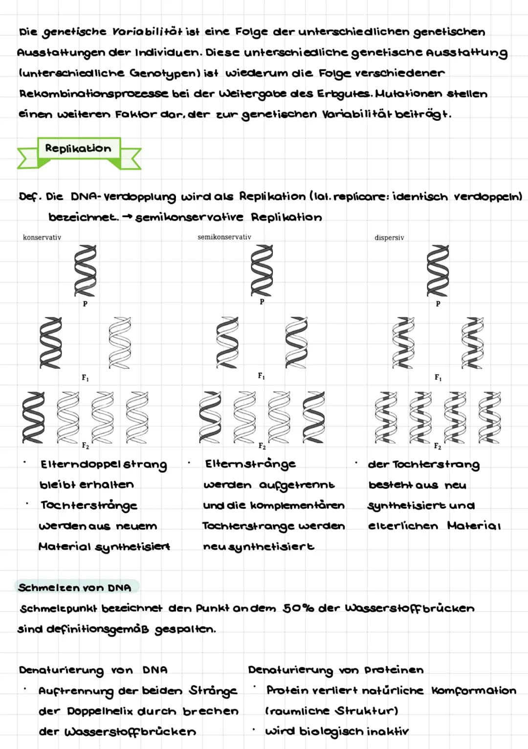 senatu
Def: Teilgebiet der Biologie, welcher sich mit den Gesetzmäßigkeiten der Vererbung
von Merkmalen und mit den grundlegenden Phånomenen