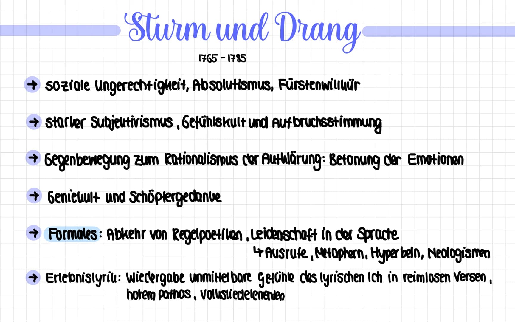 Barock
1600-1720
→ Aufkommen von Wissenschaft, Humonismus
++
→ Soziale Sponnungen, Absolutismus →30-jähriger Krieg
→ Religiösität und Religi