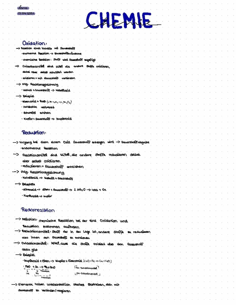 Know Oxidation und Reduktion  thumbnail