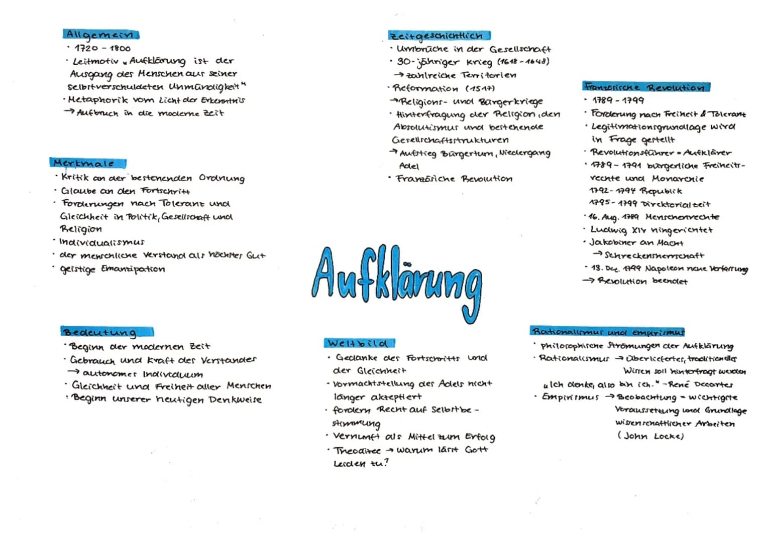 Allgemein
• 1720-1800
· Leitmotiv, Aufklärung ist der
Ausgang des Menschen aus seiner
selbit verschuldeten Unmündigkeit'
.
4
• Metaphorik vo