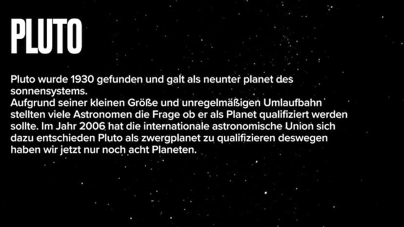 DAS SONNENSYSTEM
OLIVIA,MINEL GLIEDERUNG
- Die Planeten und ihre Reihenfolge
- Die Sonne
- Entdeckung
- Der Mond
- Pluto
- Unterschied zwisc