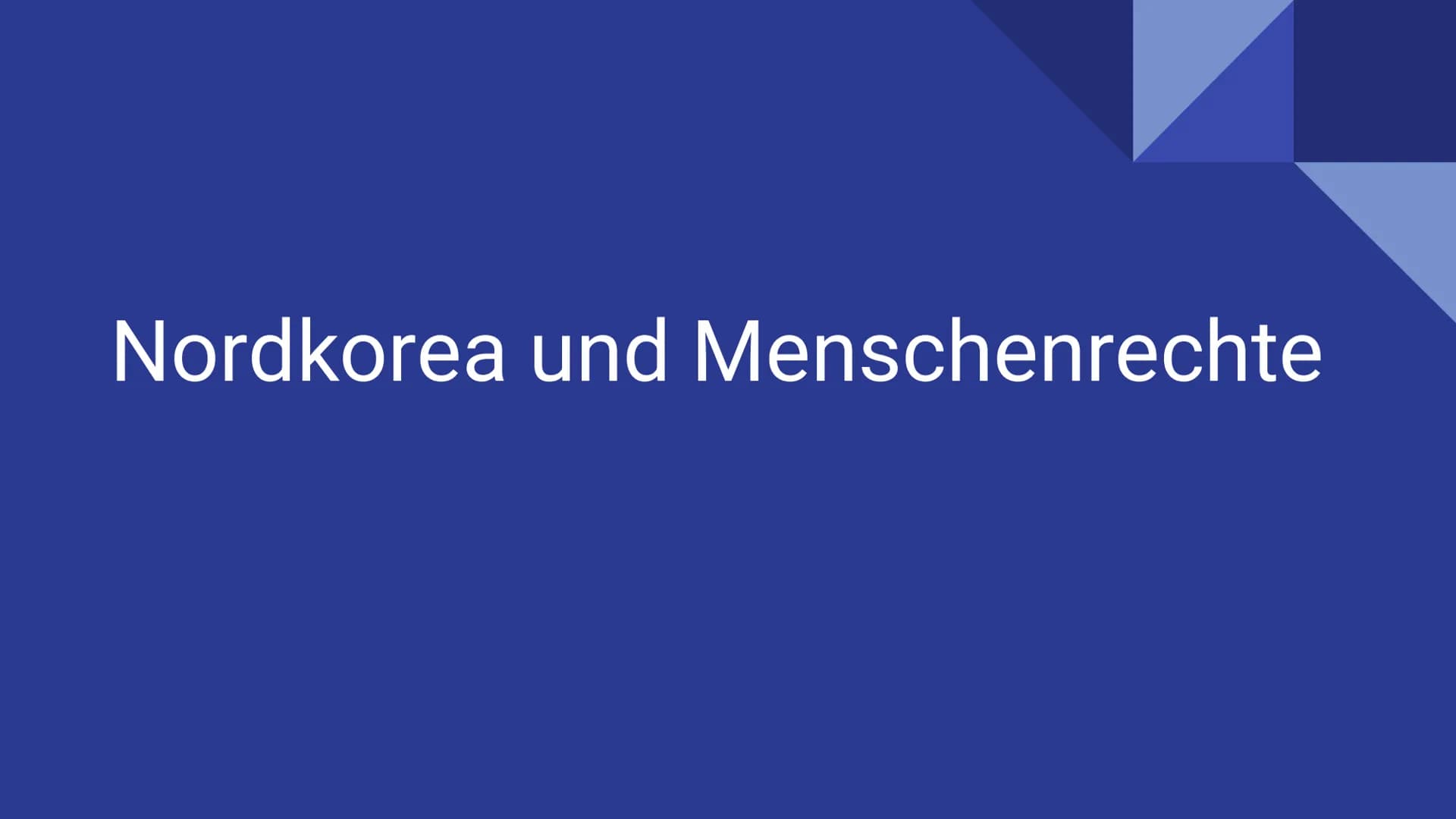 Gliederung:
Karikatur
Überleitung
● Geschichte
• Überleitung
●
Menschenrechtssituation in Nordkorea
O Recht auf Leben und Freiheit
O Religio