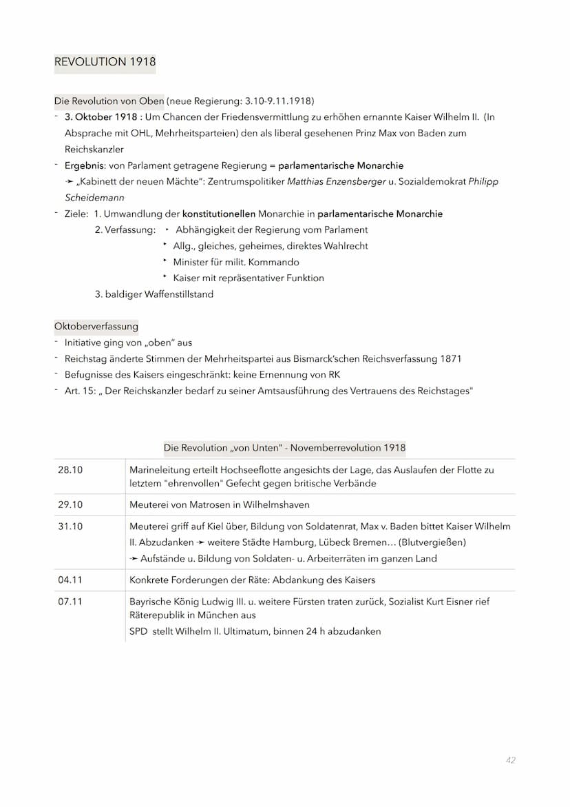 Der Versailler Vertrag
- Januar 1919 begannen ohne dt. Beteiligung Friedensverhandlungen in Paris
- Am Ende dieses Prozesses stand u.A. Frie